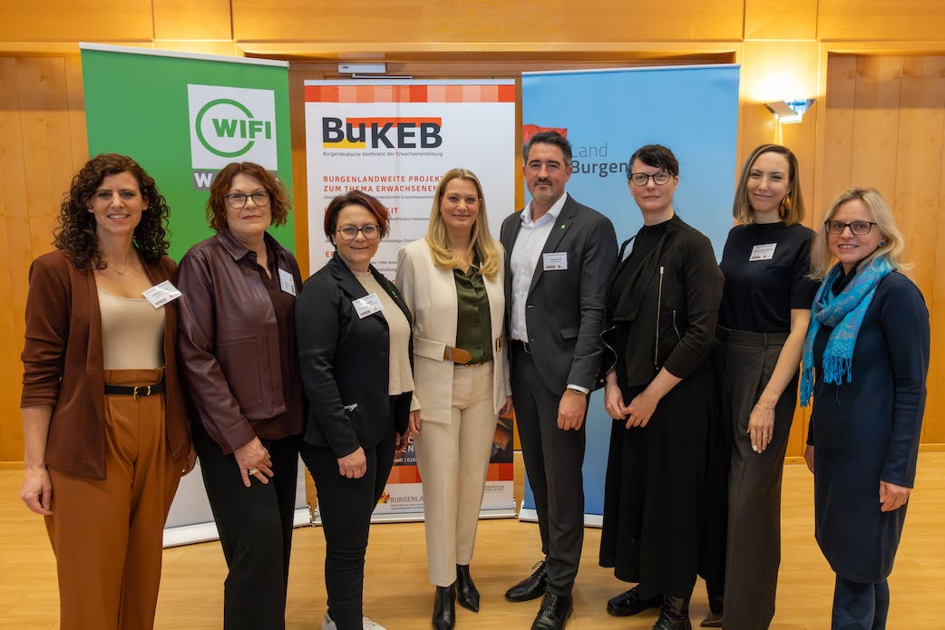 Tag der Weiterbildung 2025 im WIFI in Eisenstadt. Foto: Burgenländische Konferenz der Erwachsenenbildung TagDerWeiterbildung2024FotoBUEKB