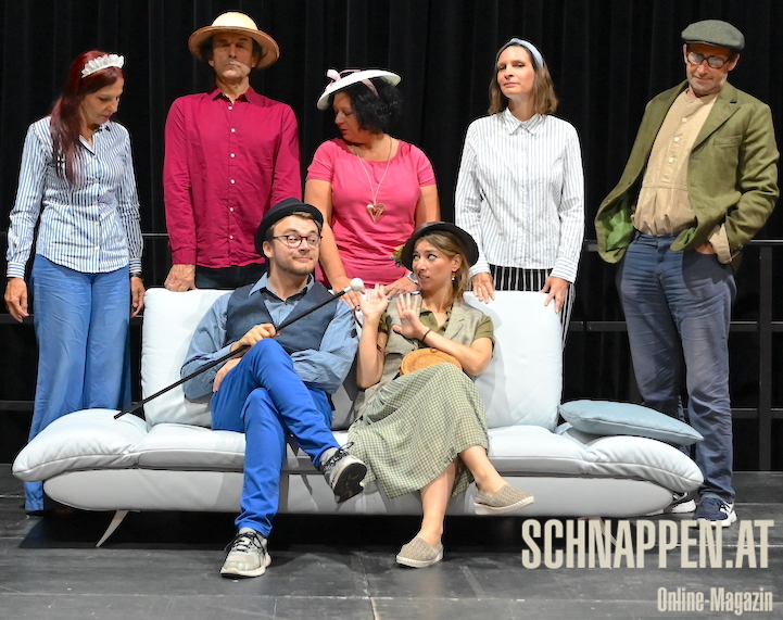 Komödie Pygmalion in der Kulturszene im Wasserschloss Kottingbrunn. Foto: Prinz, SCHNAPPEN.AT 2021TheaterstueckKottingbrunnPygmalionFotoPrinzSCHNAPPENat